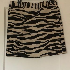 Zebra print Merona skirt